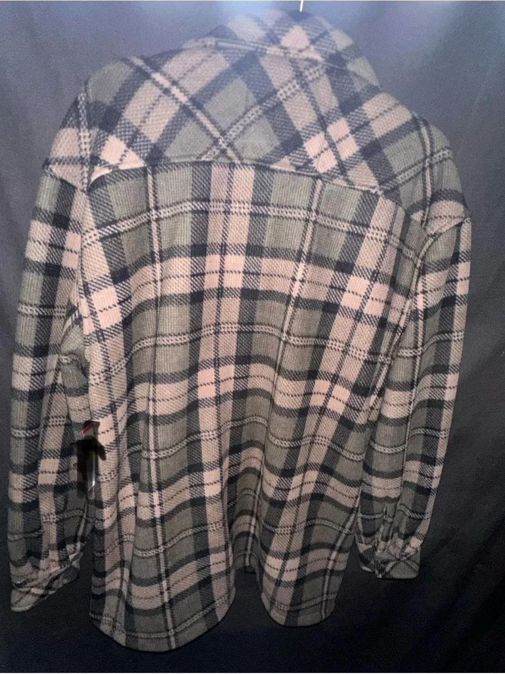Wrangler Burley Faux Shearling Bonded Flannel Overshirt
